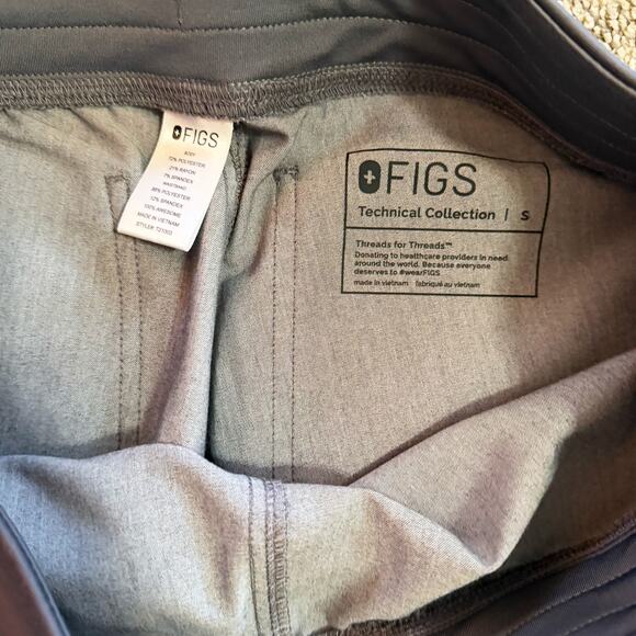 Figs Technical Collection Livingston Basic Scrub Pants In Gray Size Small - Picture 5 of 7